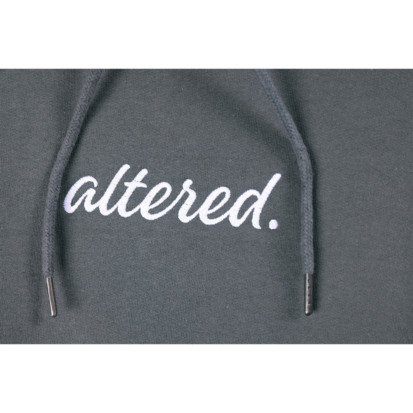 Script | Embroidered Organic Cotton Hoodie