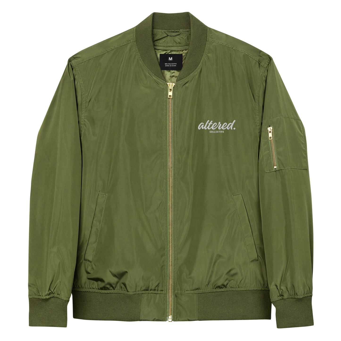 Barcode | Embroidered Bomber Jacket