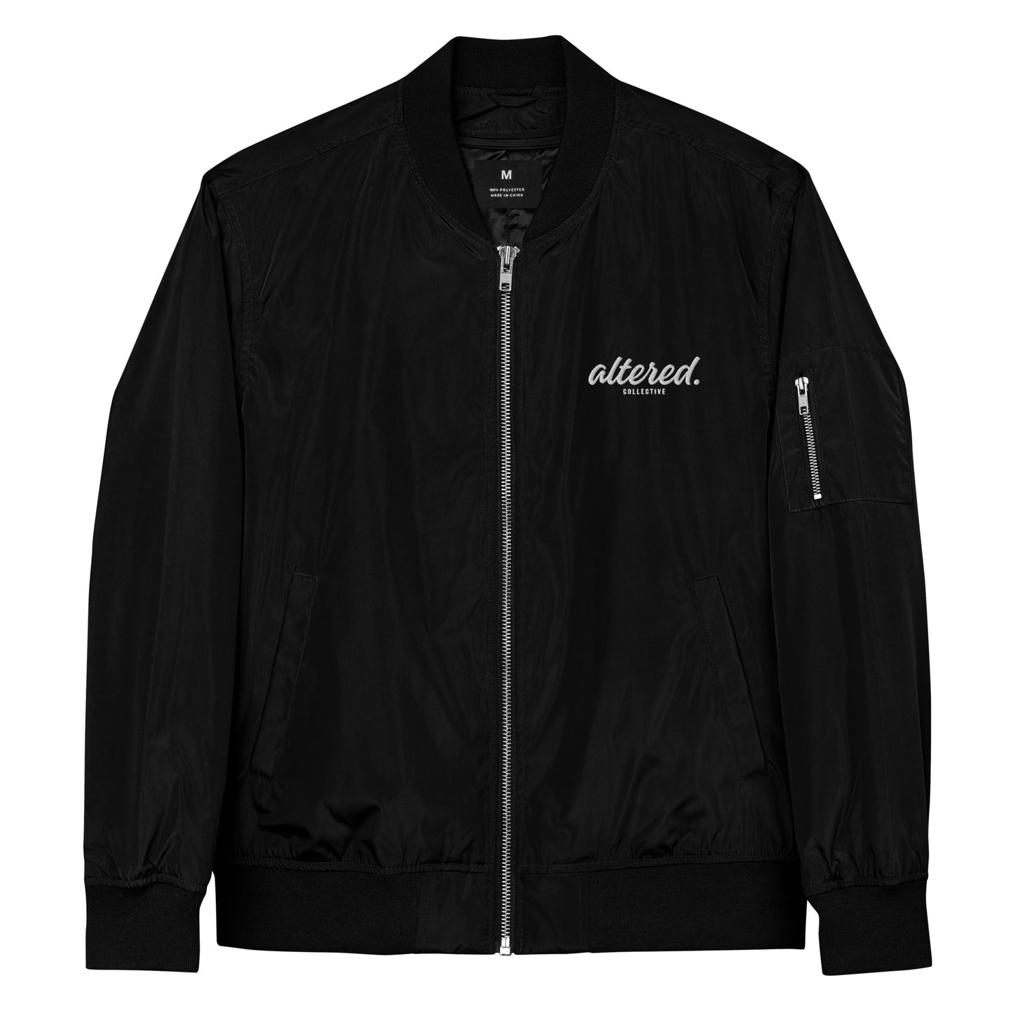 Barcode | Embroidered Bomber Jacket